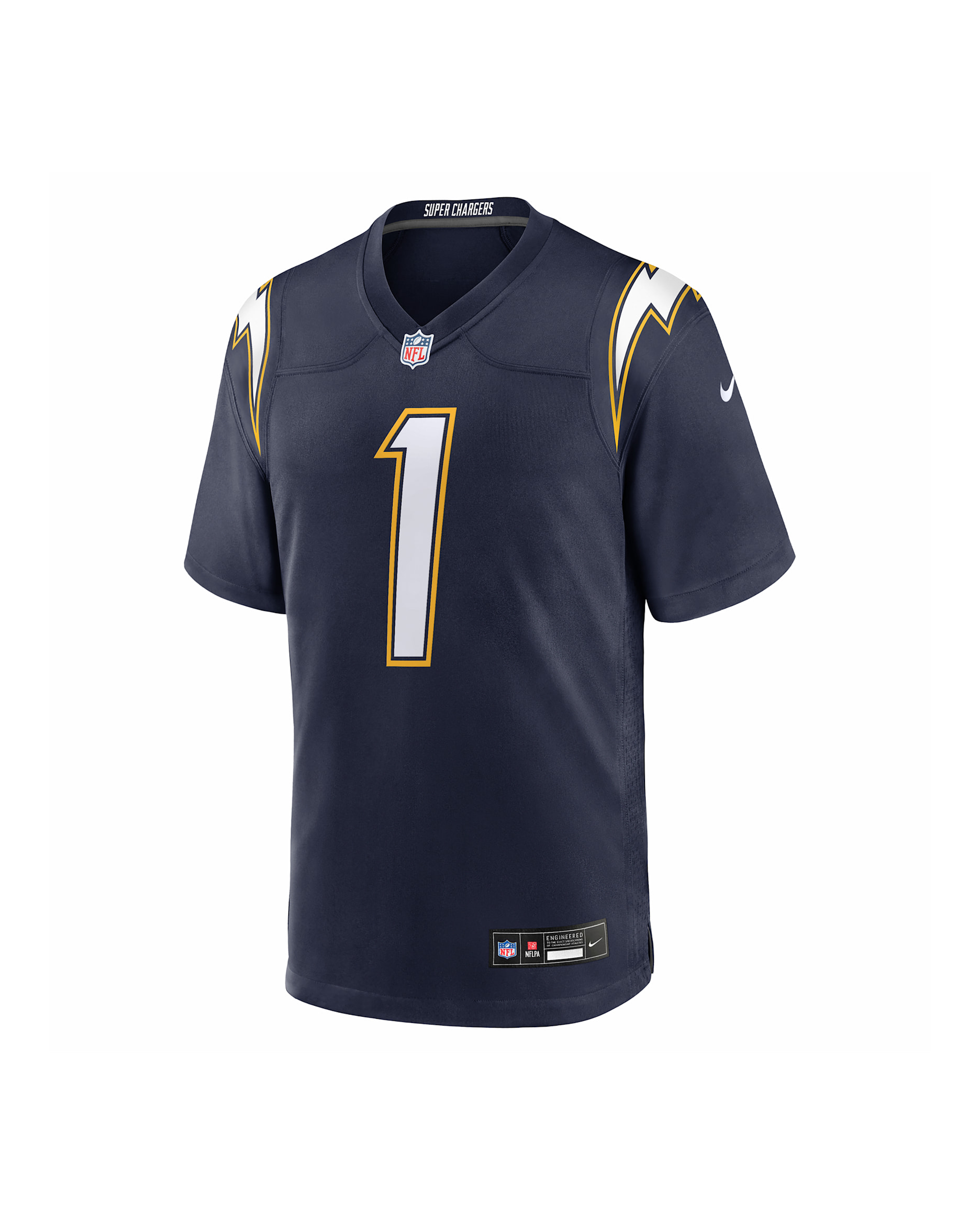 Quentin Johnston Los Angeles Chargers Men's Nike NFL Game Jersey